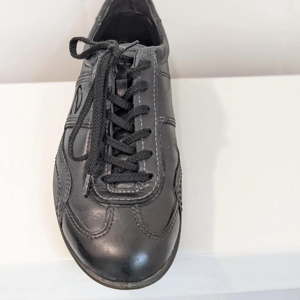 Leather sneakers by Ecco